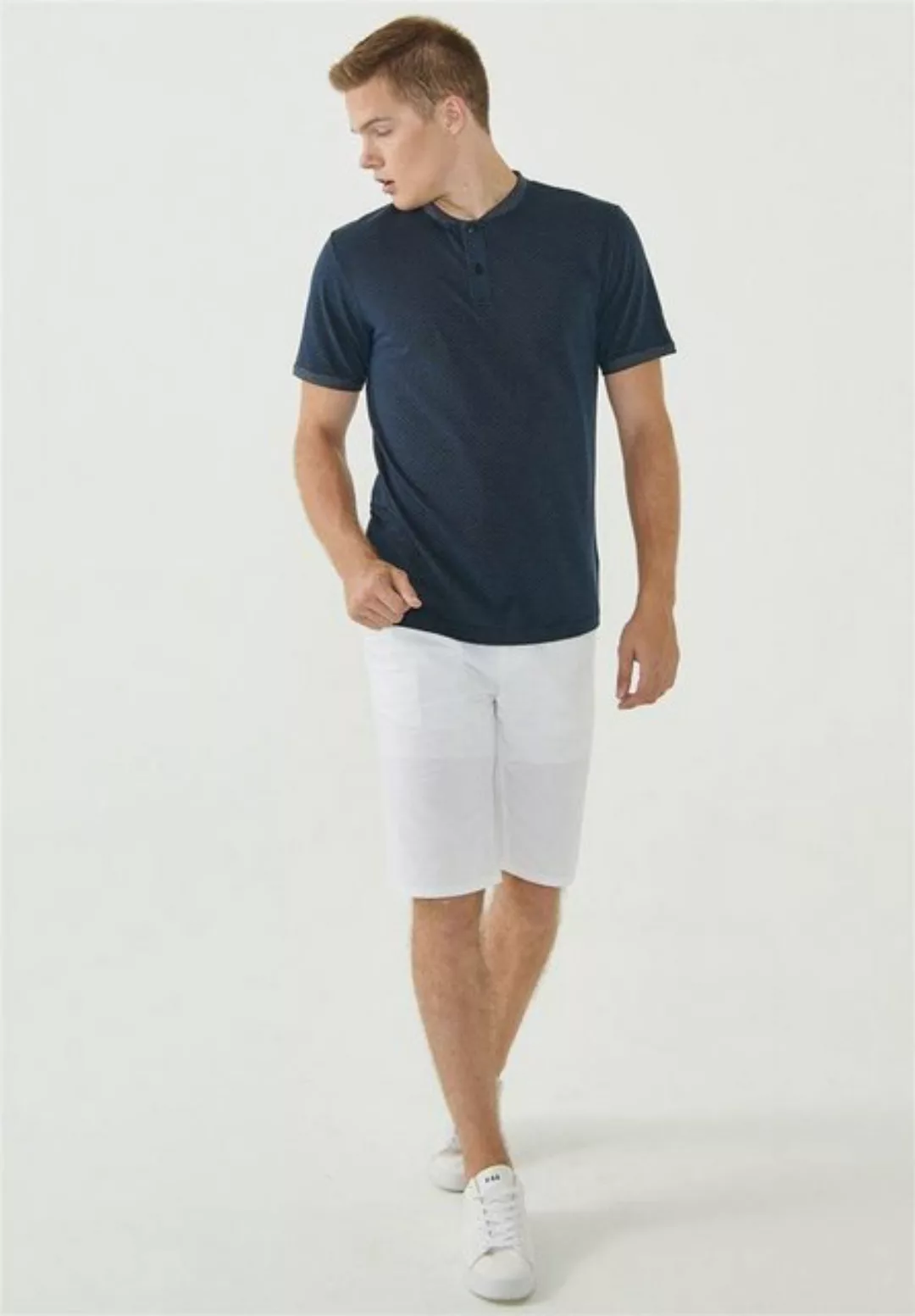 ORGANICATION Shirt & Hose Men's Henley T-Shirt günstig online kaufen