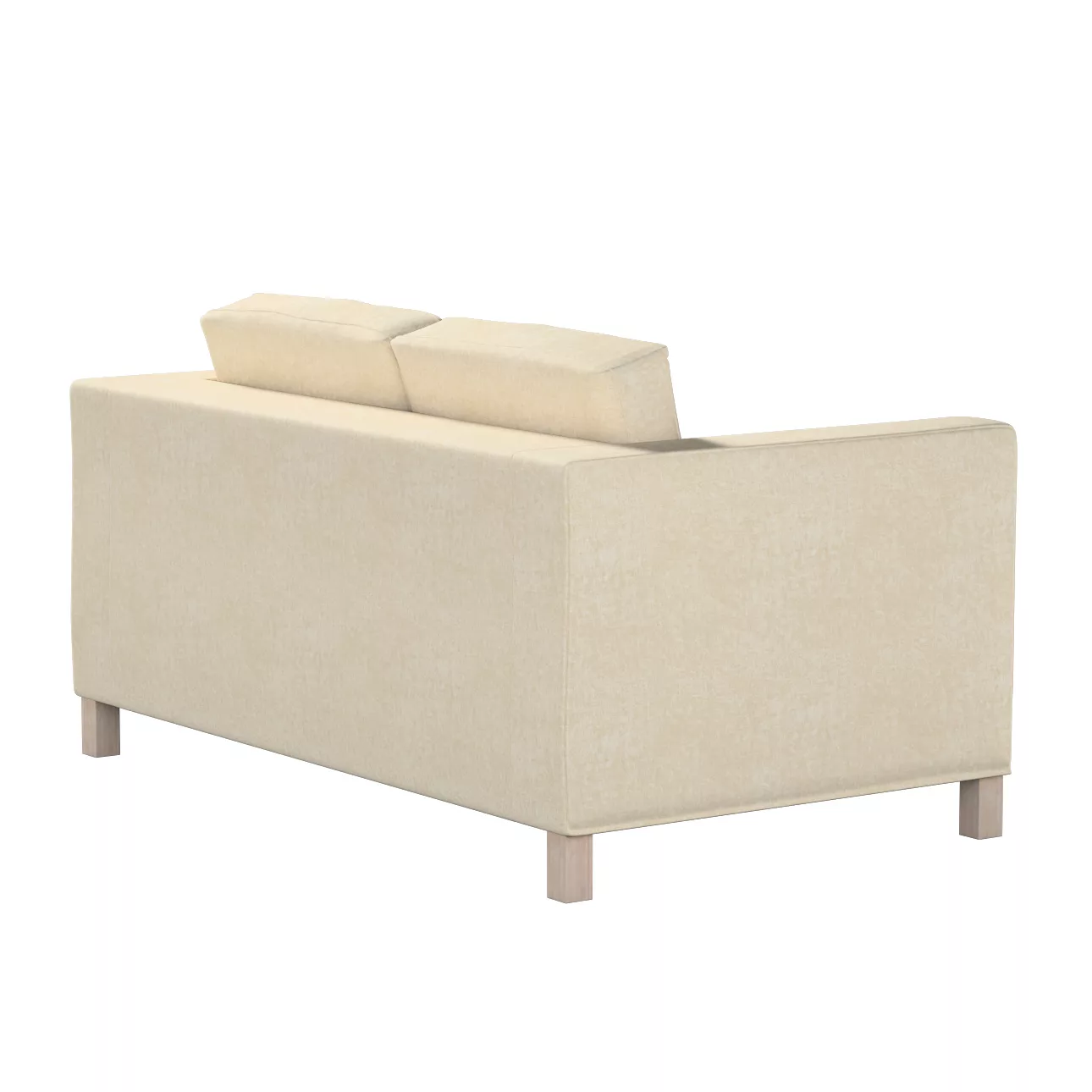 Bezug für Karlanda 2-Sitzer Sofa nicht ausklappbar, kurz, grau-beige, 60cm günstig online kaufen