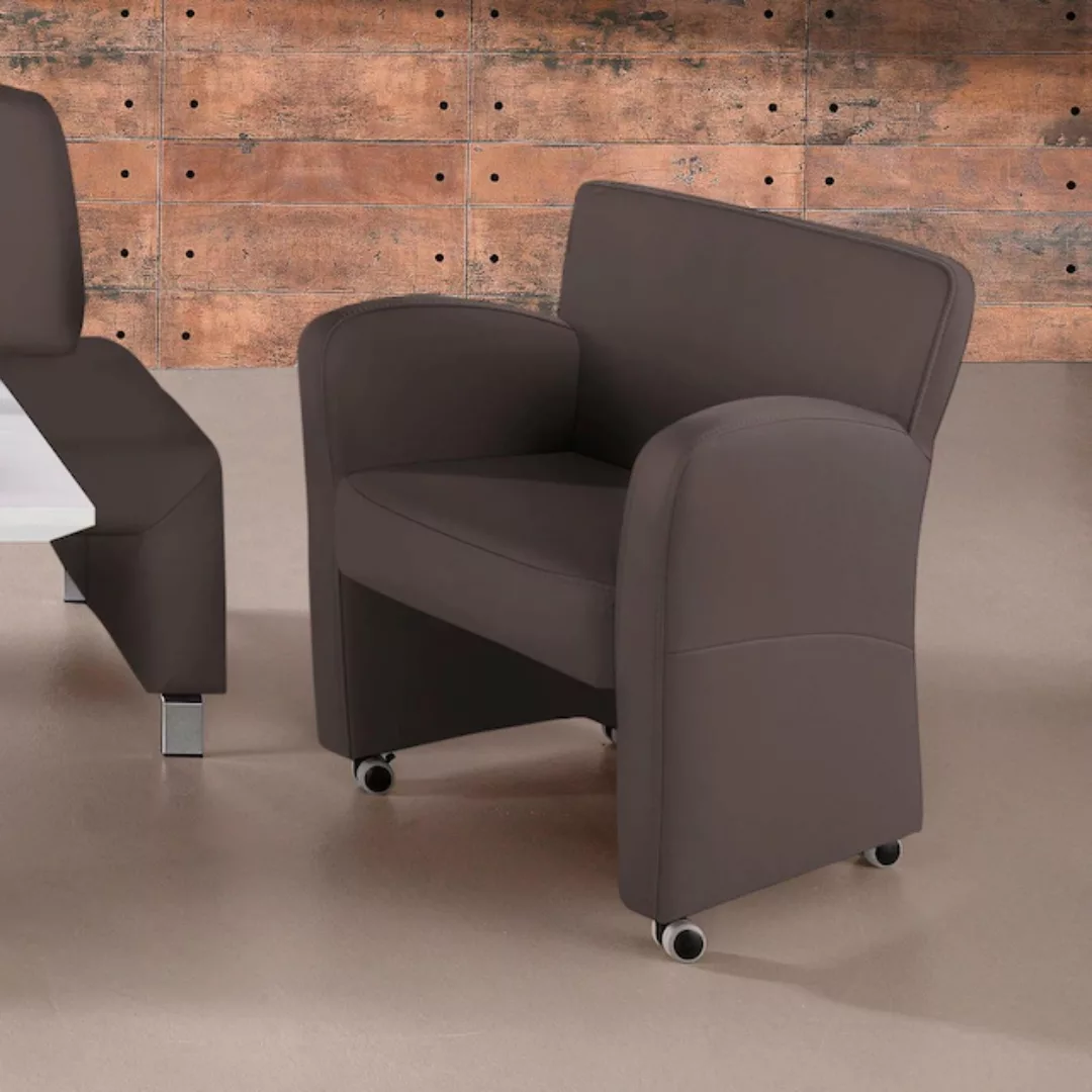 exxpo - sofa fashion Sessel »Intenso, Loungesessel, modern, wahlweise in Le günstig online kaufen