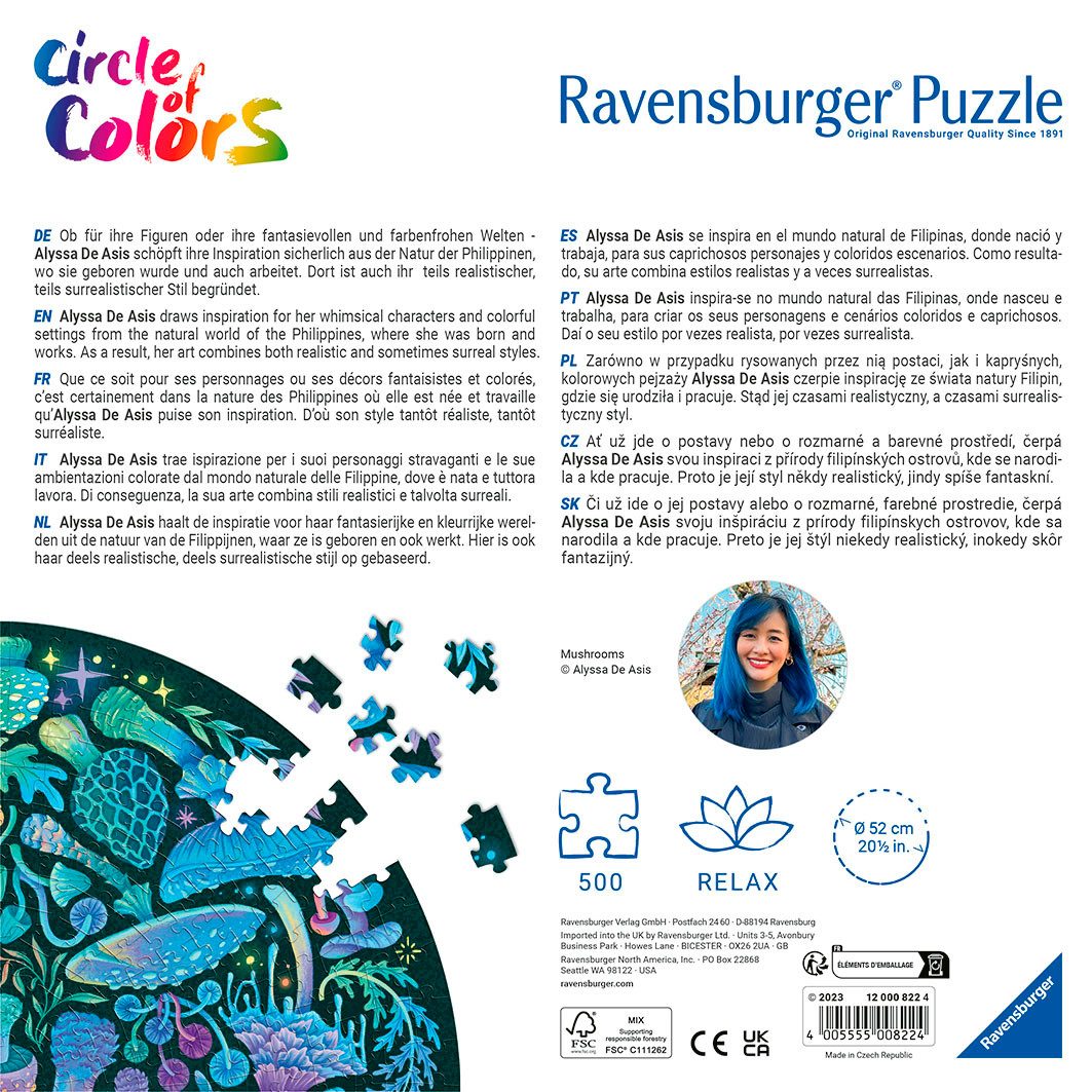 Ravensburger Puzzle Mushrooms, 500 Puzzleteile, Made günstig online kaufen