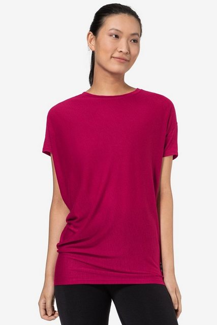 SUPER.NATURAL T-Shirt asymmetrisch geschnittenes W YOGA LOOSE TEE für Damen günstig online kaufen