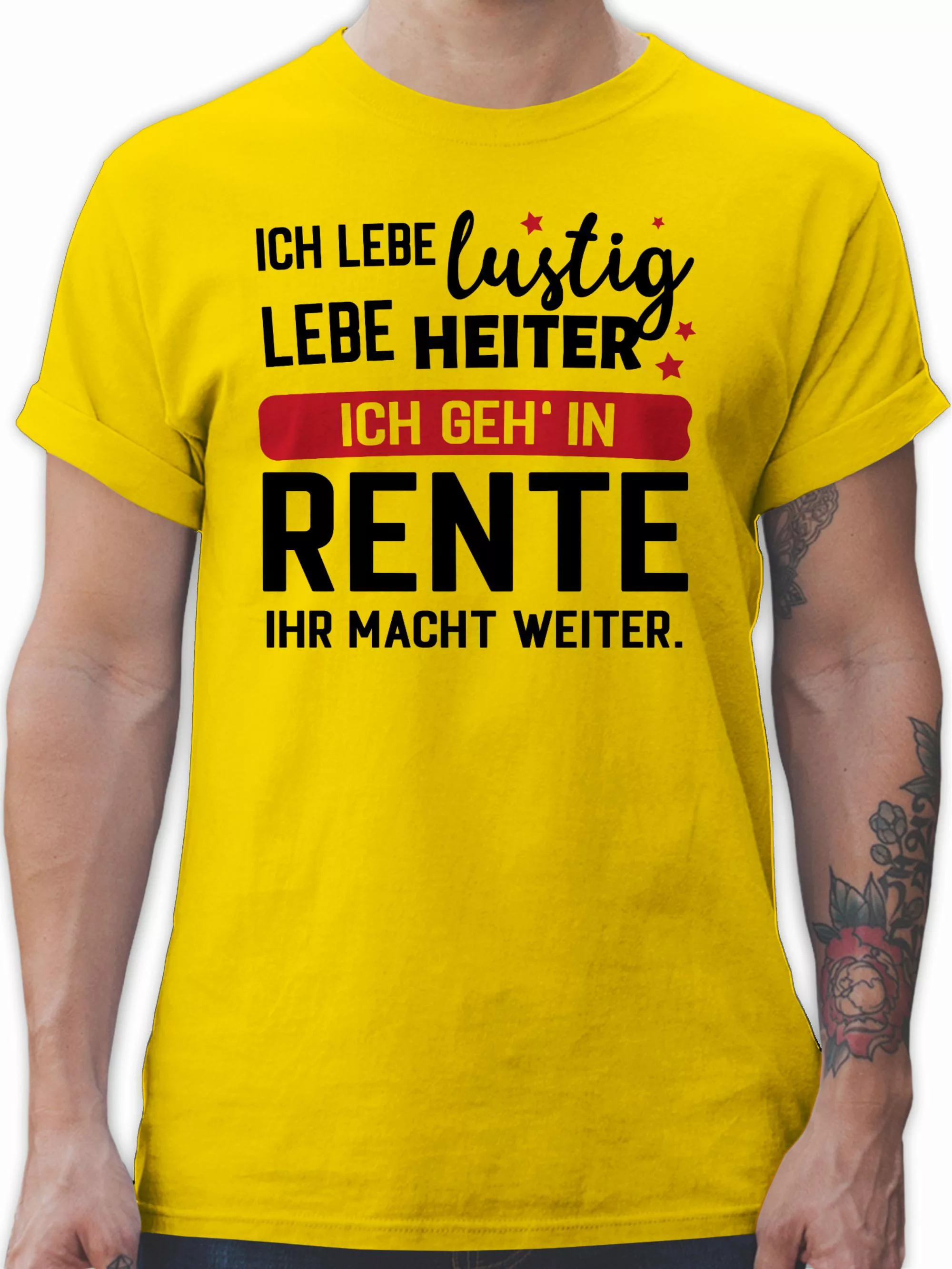 Shirtracer T-Shirt Ich geh in Rente günstig online kaufen