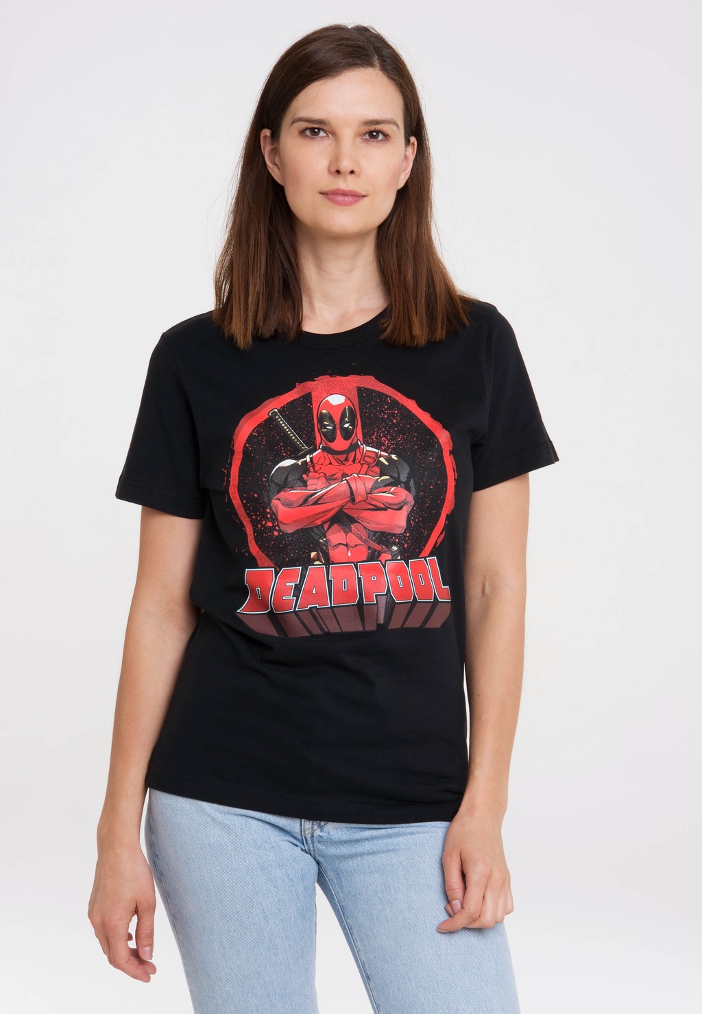 LOGOSHIRT T-Shirt "Deadpool - Circle", mit lizenziertem Print günstig online kaufen