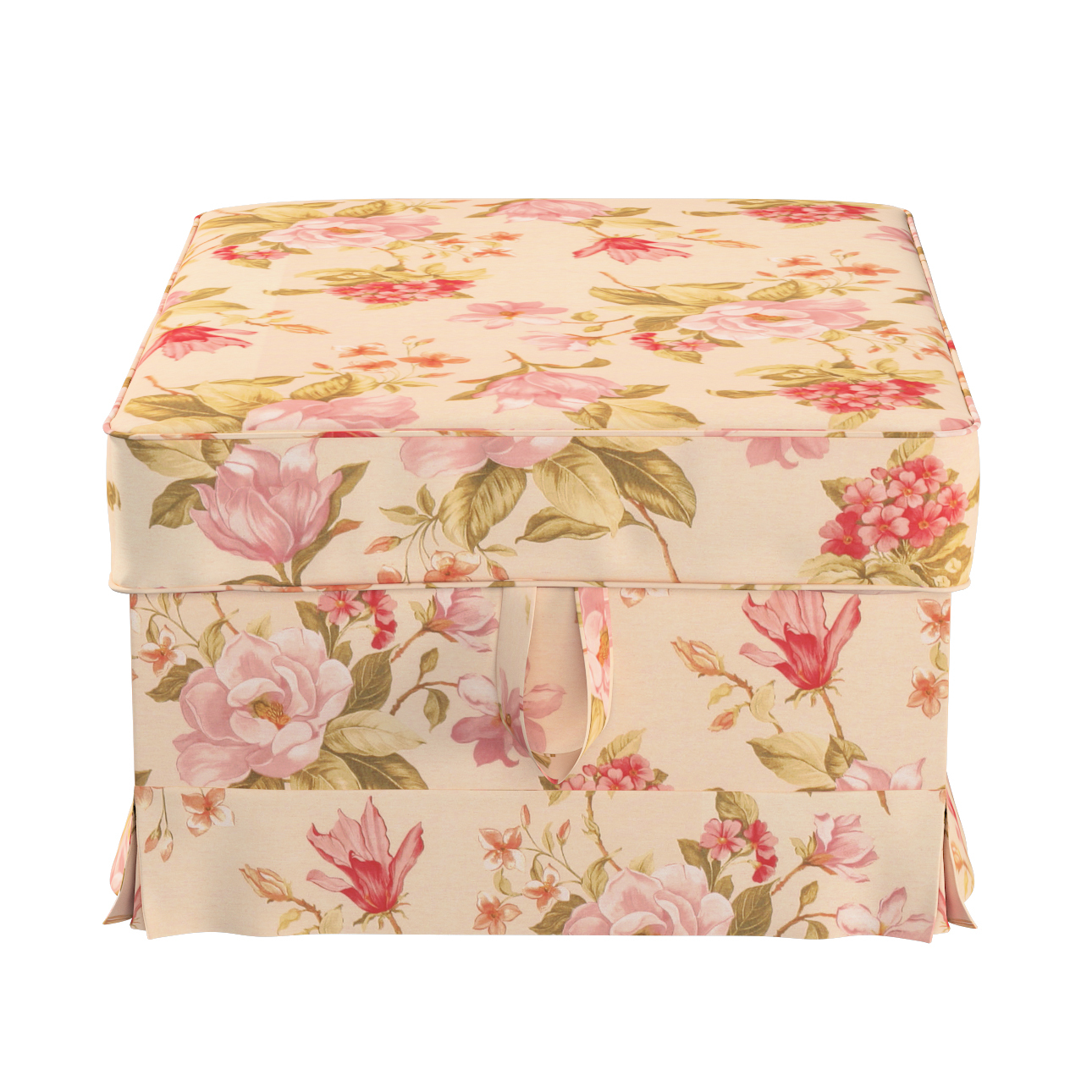 Bezug für Ektorp Bromma Hocker, creme-rosa, Husse, Ektorp Bromma, Londres ( günstig online kaufen