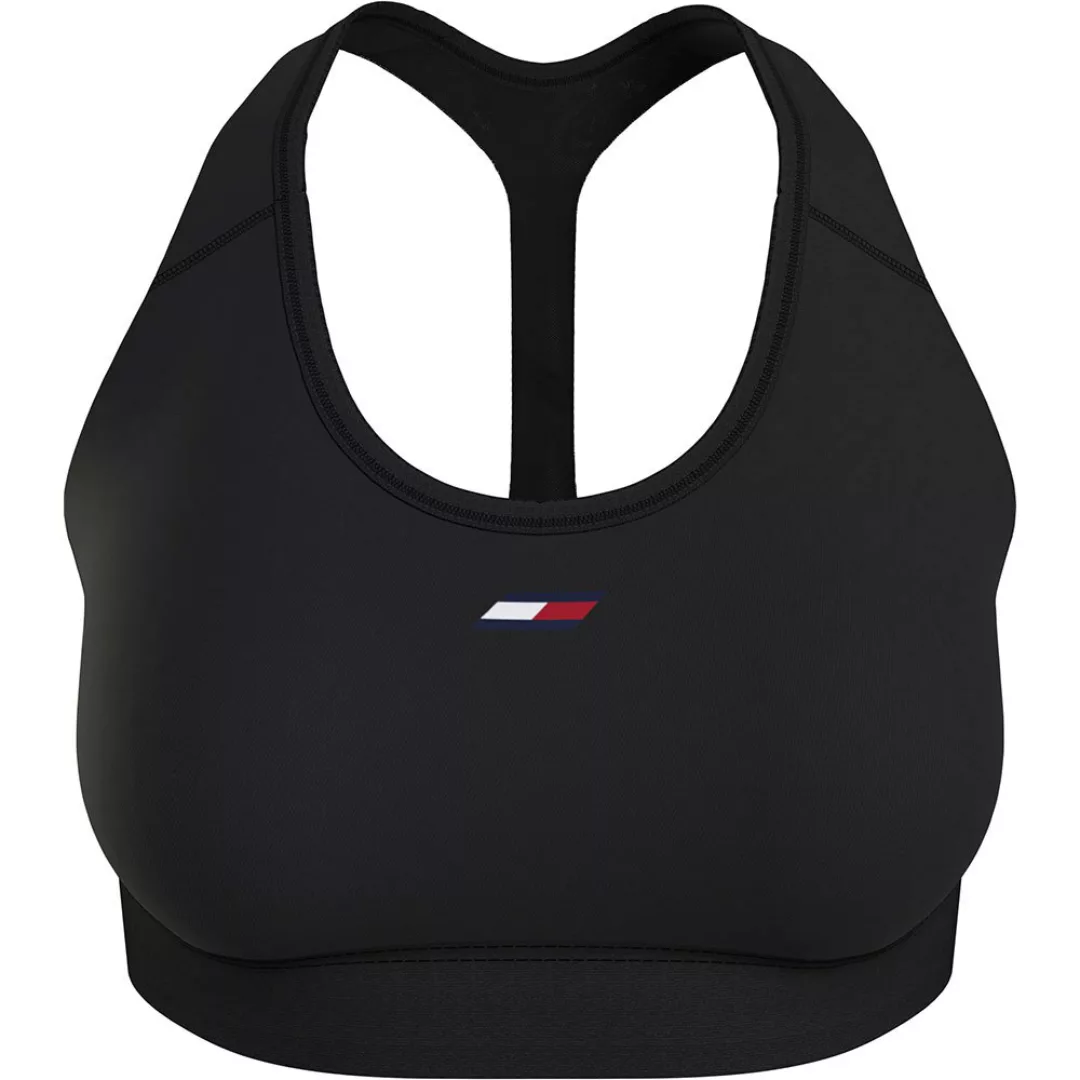 Tommy Hilfiger Sportswear Mid Intensity Mesh Racer Sport-bh S Black günstig online kaufen