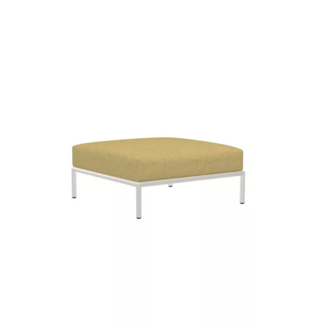 LEVEL2 Outdoor Ottoman Lounge-Modul 3 Senf Weiß günstig online kaufen