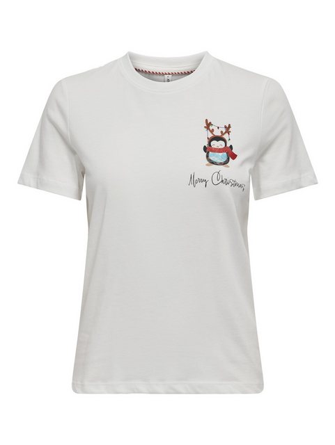 ONLY Kurzarmshirt ONLKITA LIFE REG S/S TOP BOX XMAS JRS günstig online kaufen