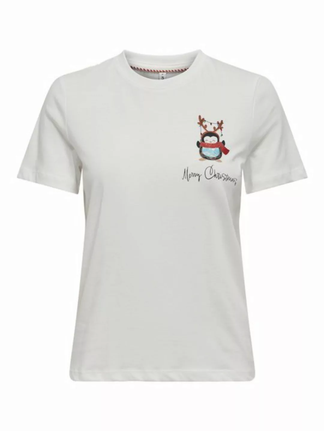 ONLY Kurzarmshirt ONLKITA LIFE REG S/S TOP BOX XMAS JRS günstig online kaufen