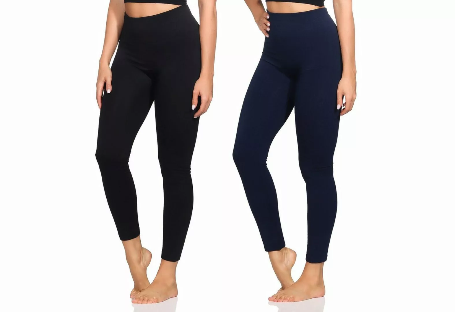 Aurela Damenmode Thermoleggings Damenleggings leicht angeraute Thermoleggin günstig online kaufen