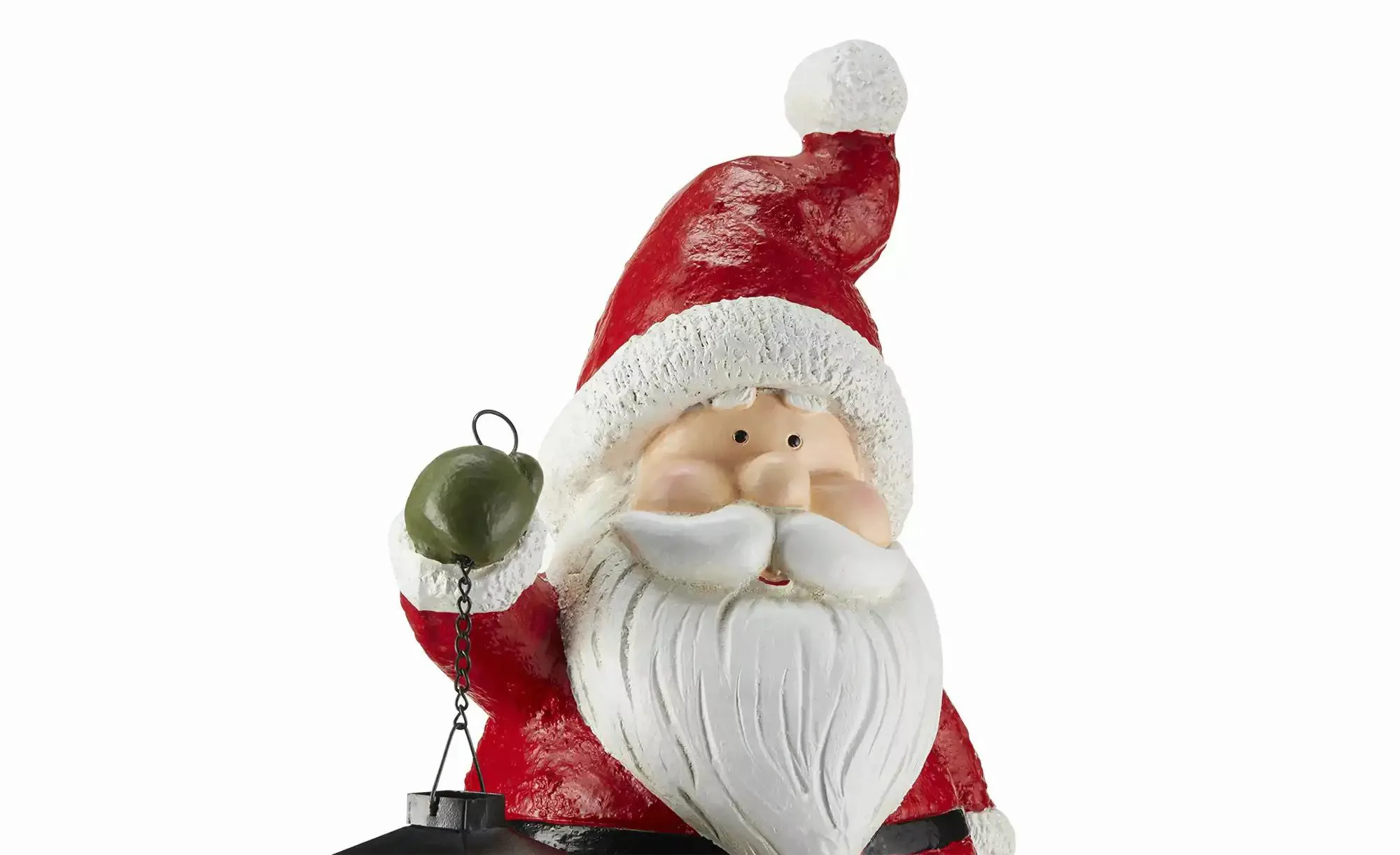 HOME STORY Santa Figur mit Laterne ¦ rot ¦ Magnesia, Metall, Glas ¦ Maße (c günstig online kaufen