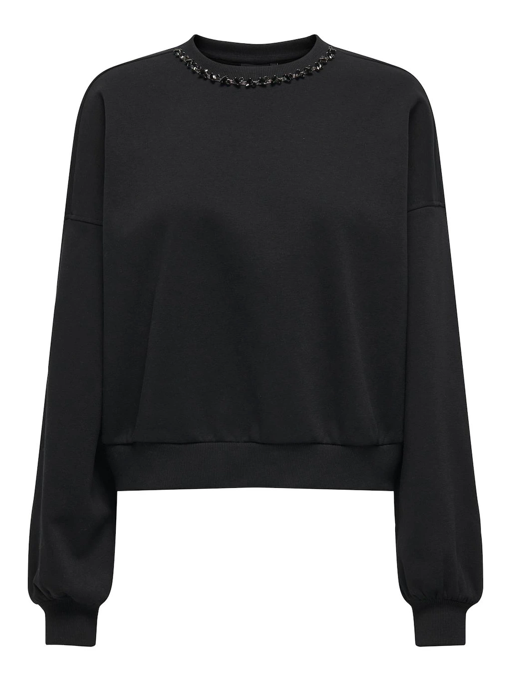 ONLY Sweatshirt "ONLKIARA L/S O-NECK EMBELLISHMENT SWT" günstig online kaufen