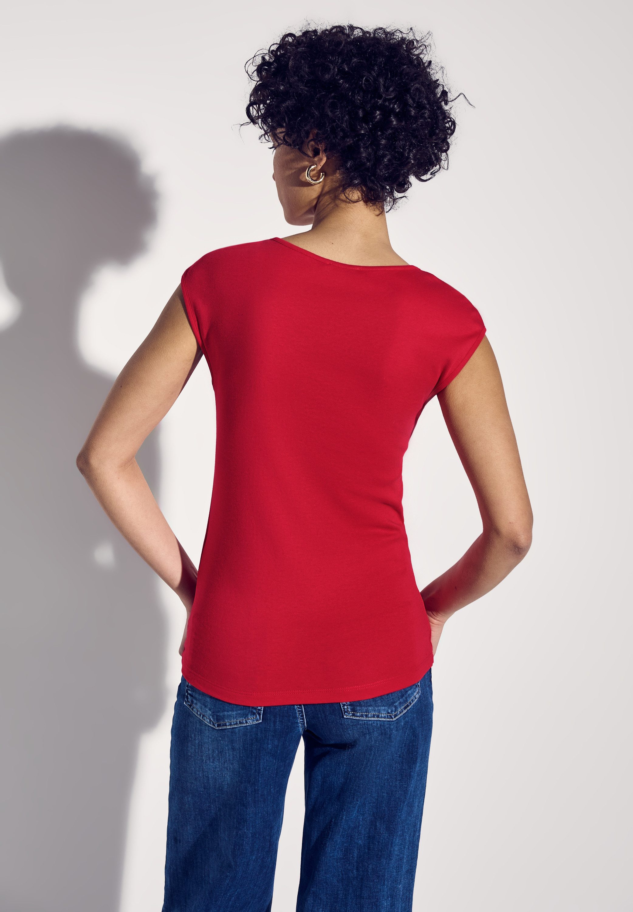 STREET ONE V-Shirt, doppellagig günstig online kaufen