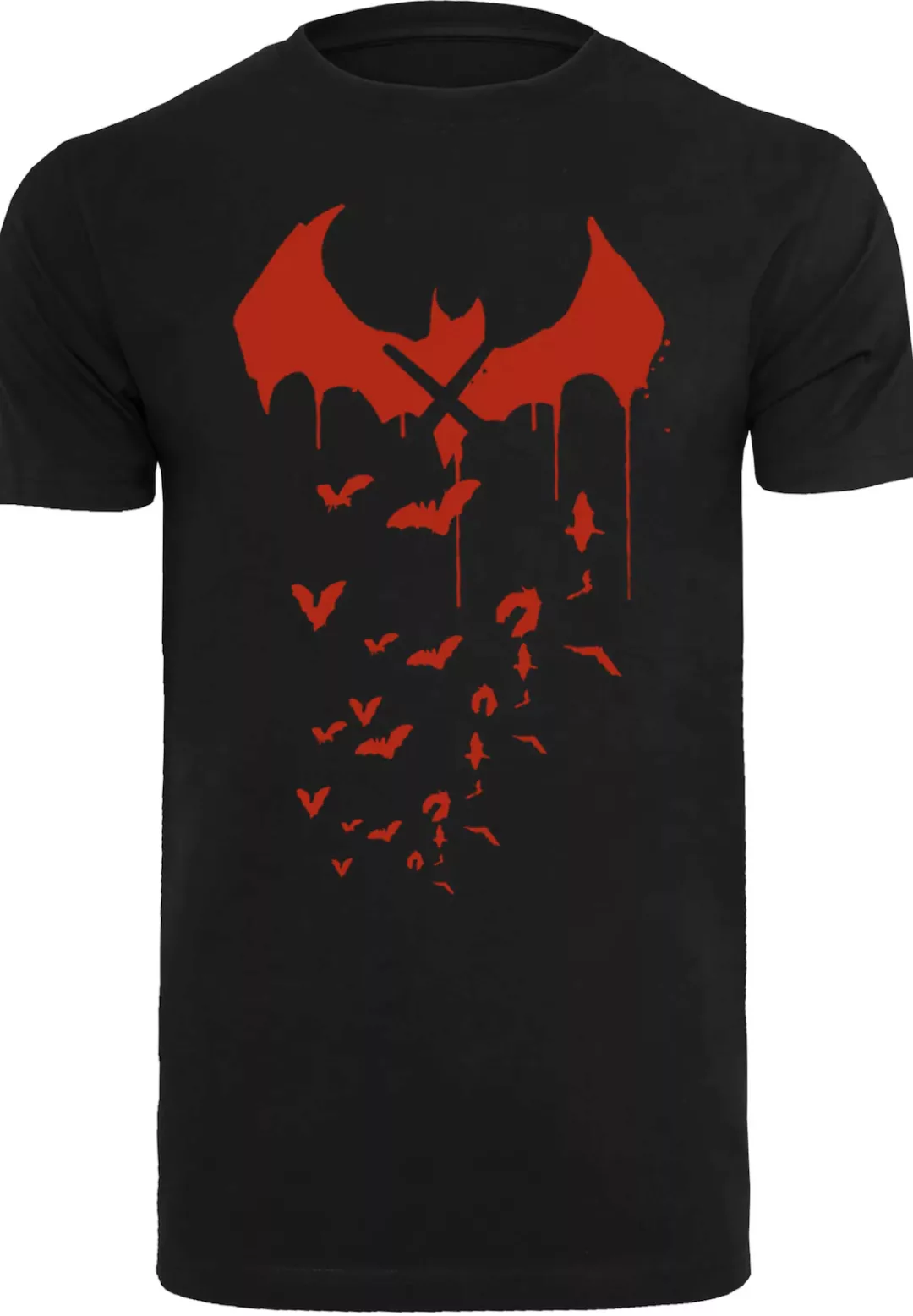 F4NT4STIC T-Shirt "DC Comics Batman Arkham Knight Bats X Drip", Print günstig online kaufen