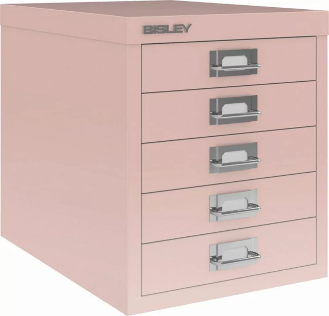 Bisley Aktenschrank MultiDrawer Schubladenschrank in Pastellpink - Maße: H günstig online kaufen