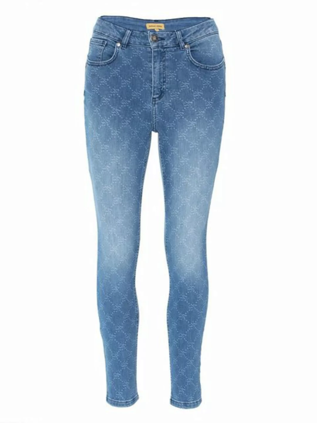 Sarah Kern Skinny-fit-Jeans Denim-Hose figurbetont in Baumwoll-Stretch günstig online kaufen