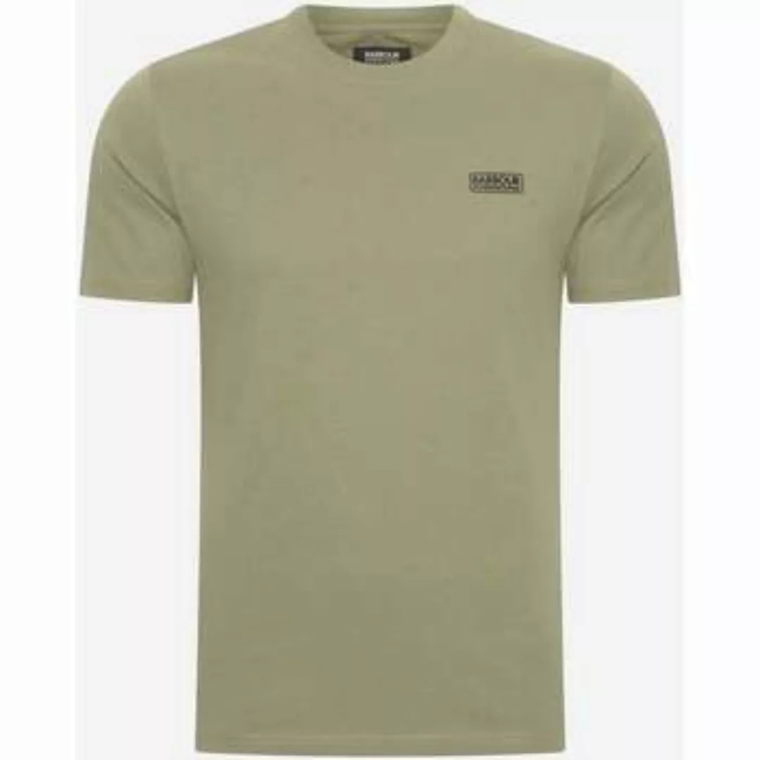 Barbour  T-Shirts & Poloshirts T-Shirt mit kleinem Logo – gebleichtes Olivg günstig online kaufen