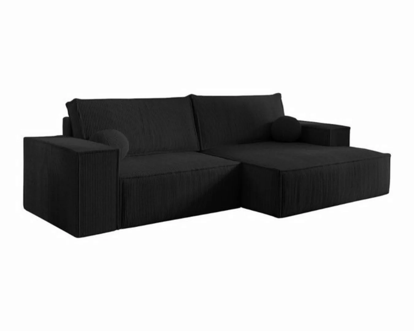 Deine Möbel 24 Wohnlandschaft NEPTUN 255 cm breit Ecksofa Sofa Wohnzimmer L günstig online kaufen