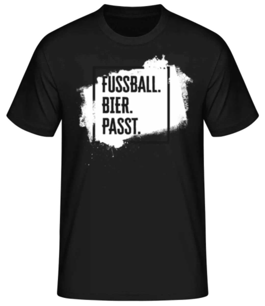 Fußball Bier Passt · Männer Basic T-Shirt günstig online kaufen