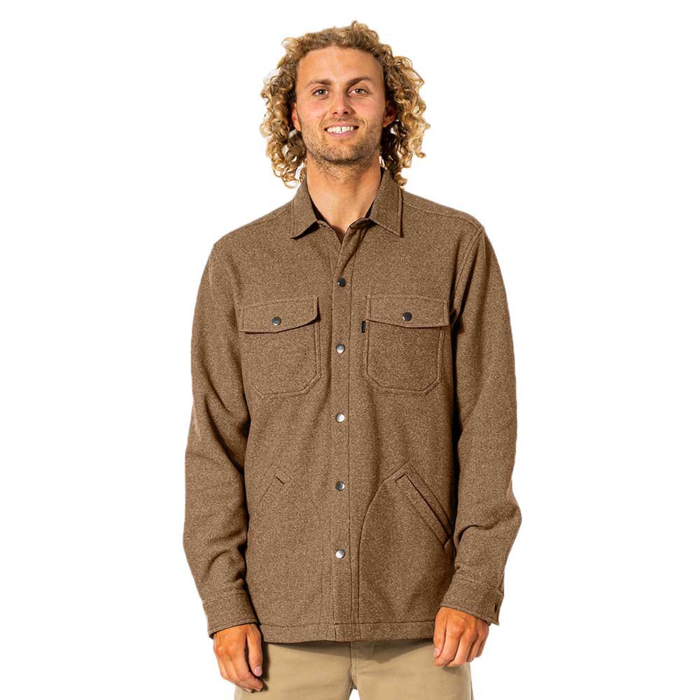 Rip Curl Venture Polar Langarm Hemd 2XL Rubber günstig online kaufen