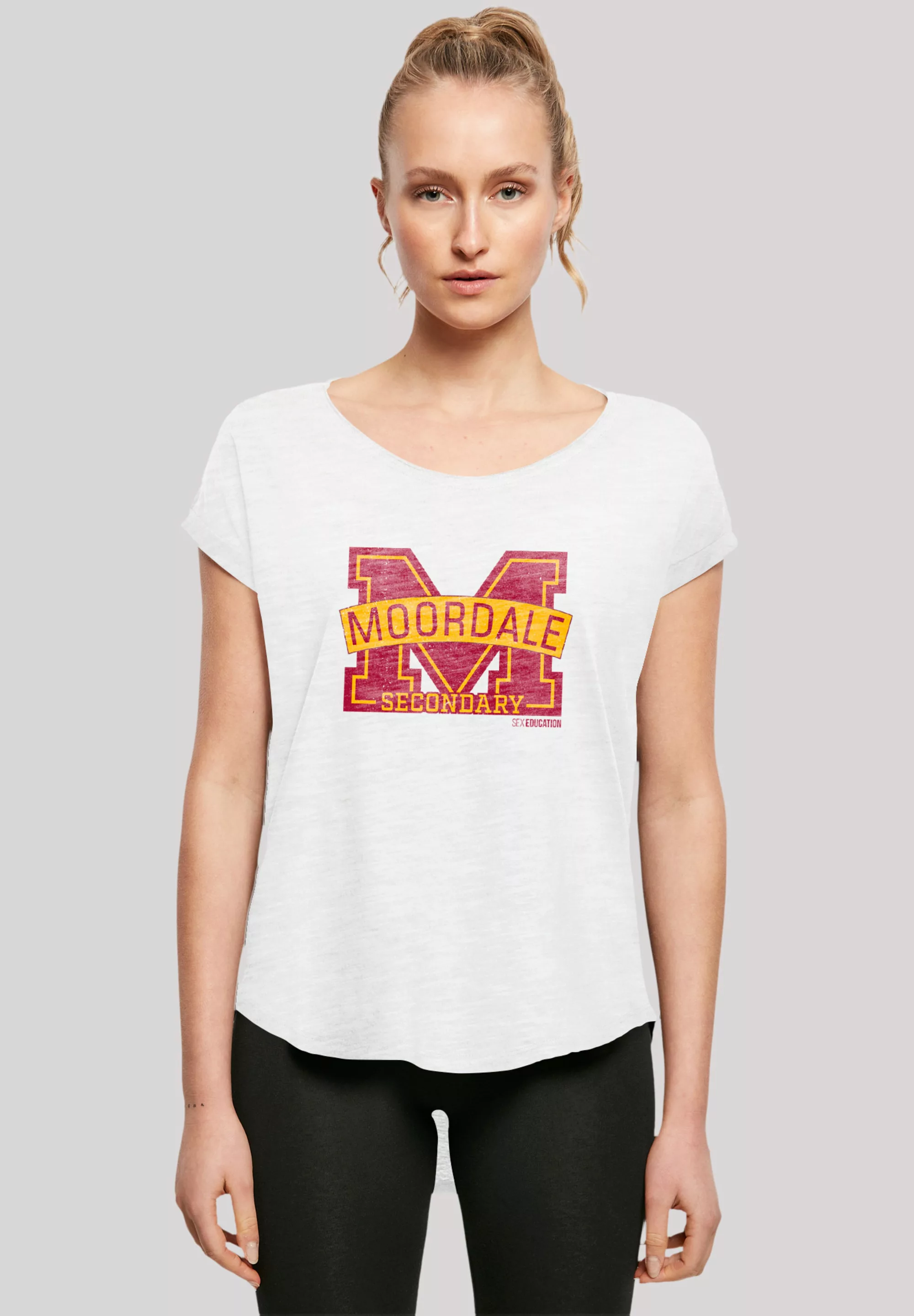 F4NT4STIC T-Shirt "Sex Education Moordale Cracked M Logo2", Premium Qualitä günstig online kaufen