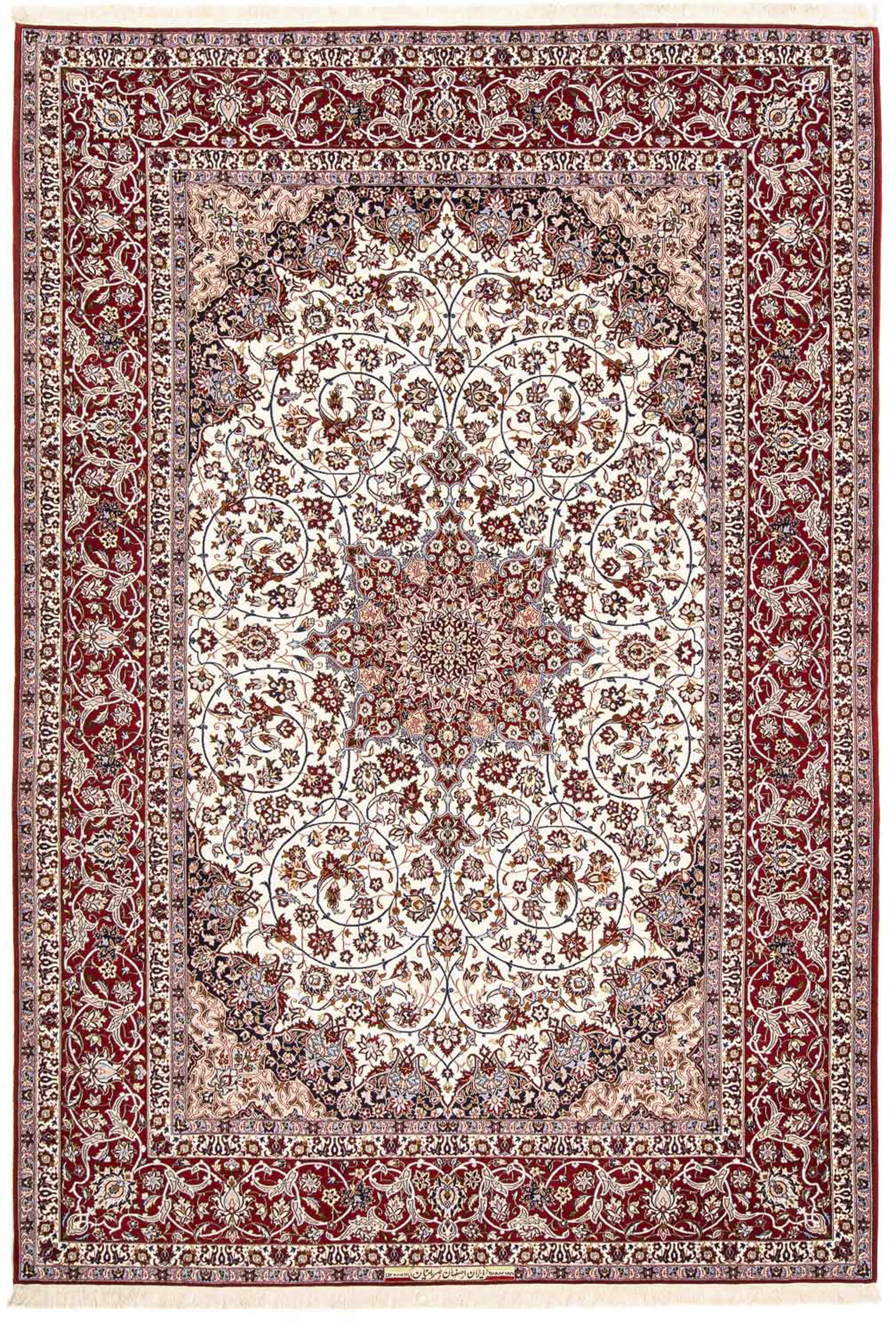 morgenland Orientteppich »Perser - Isfahan - Premium - 308 x 206 cm - rot«, günstig online kaufen