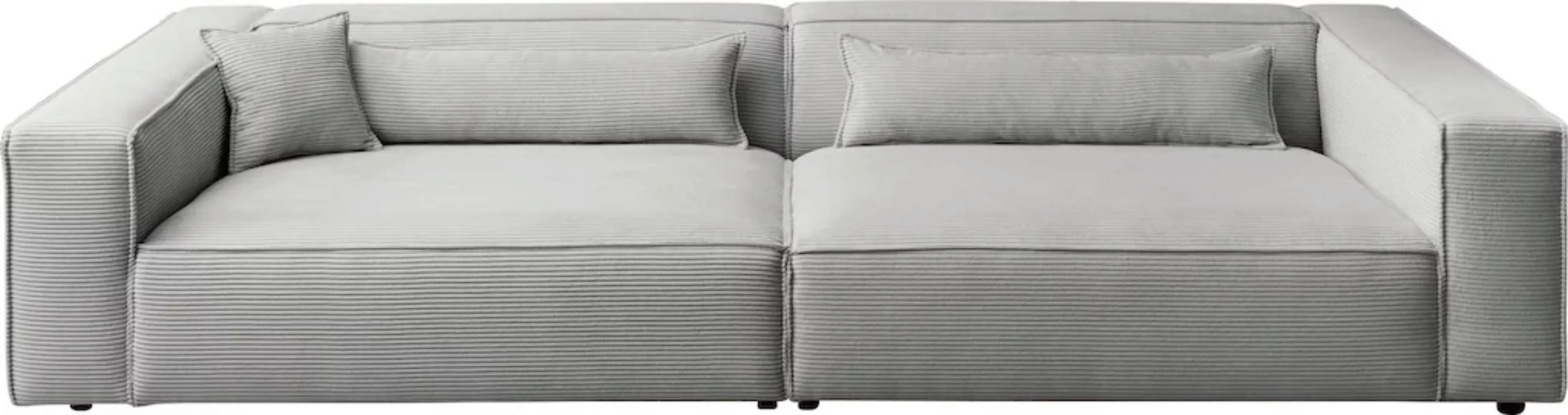 LeGer Home by Lena Gercke 3-Sitzer "PIARA, XXL Sofa mit Kedernaht, Big-Sofa günstig online kaufen