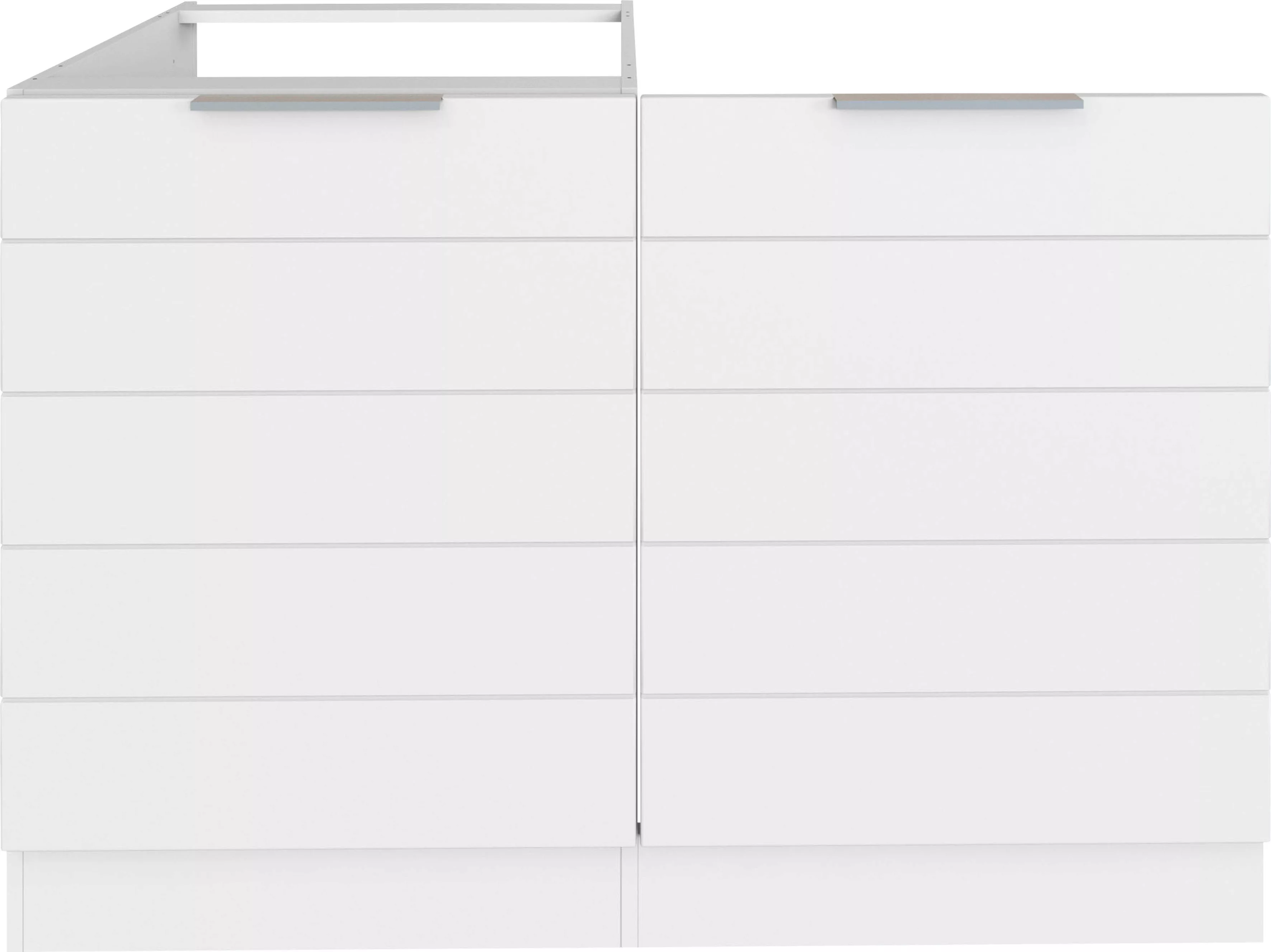 KOCHSTATION Spülenschrank "KS-Luhe", 120 cm breit, hochwertige MDF-Fronten günstig online kaufen