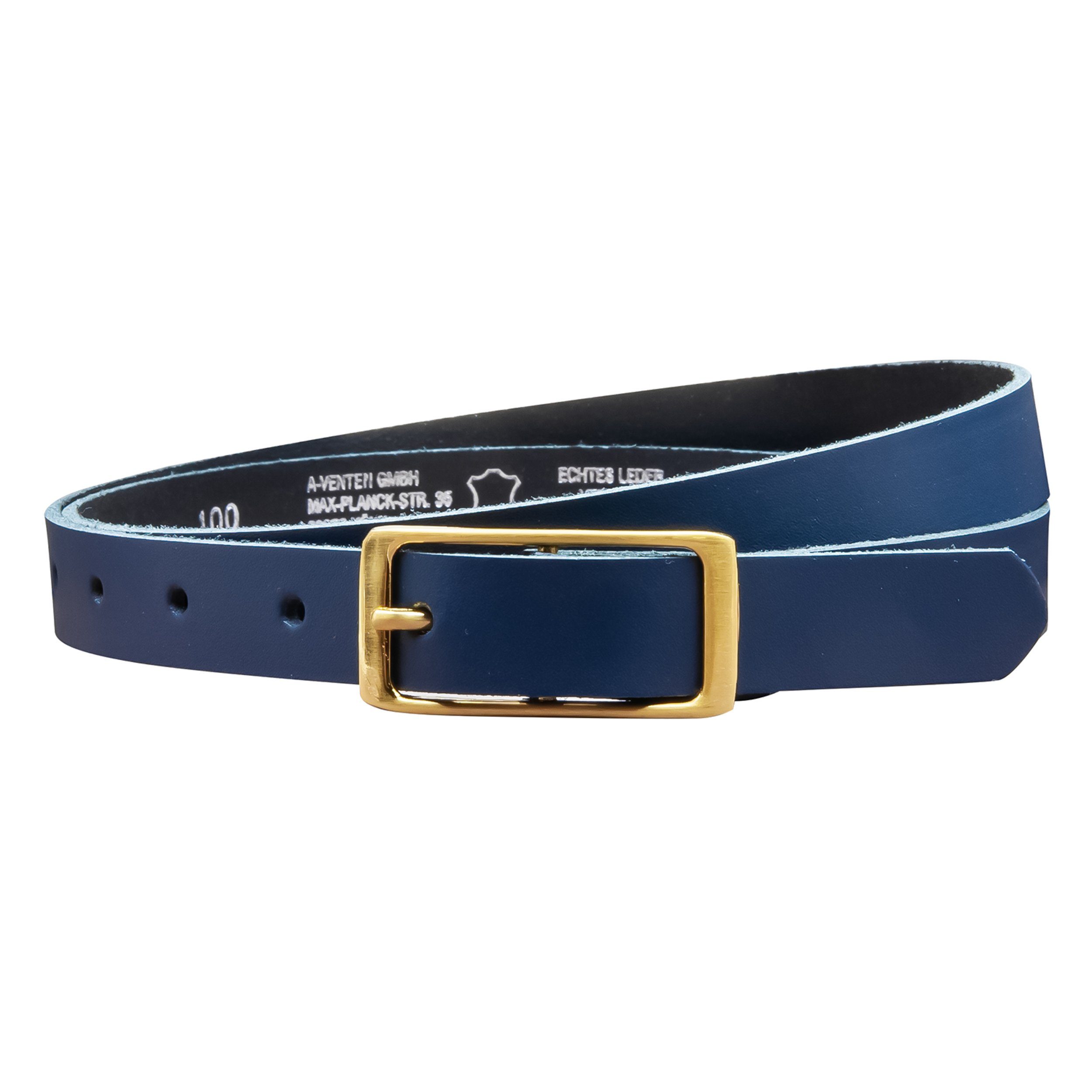 COLOGNEBELT Ledergürtel OM12-SL-Dunkelblau MADE IN GERMANY, günstig online kaufen