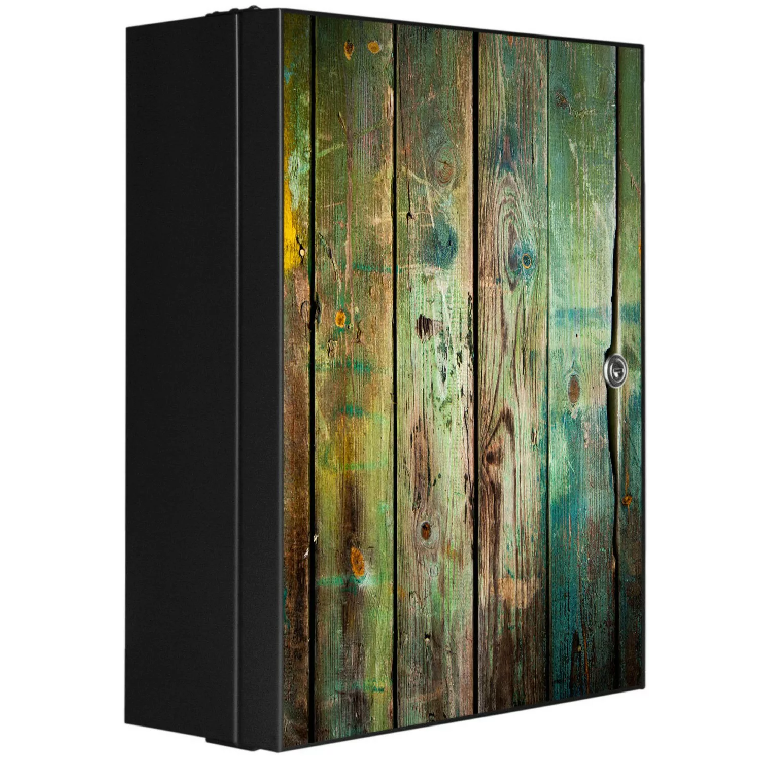 Banjado XXL Medizinschrank Abschliessbar 35x46x15cm Arzneischrank Anthrazit günstig online kaufen