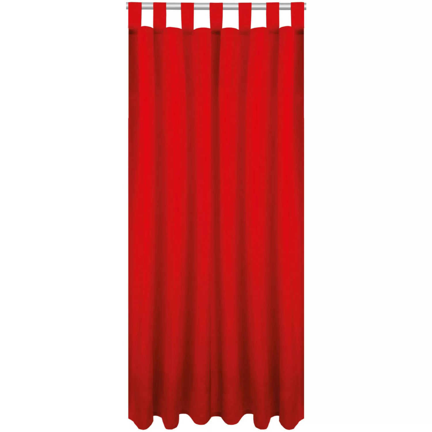 Bestlivings Dekoschal Ellen Schlaufen 140 cm x 145 cm Rot günstig online kaufen