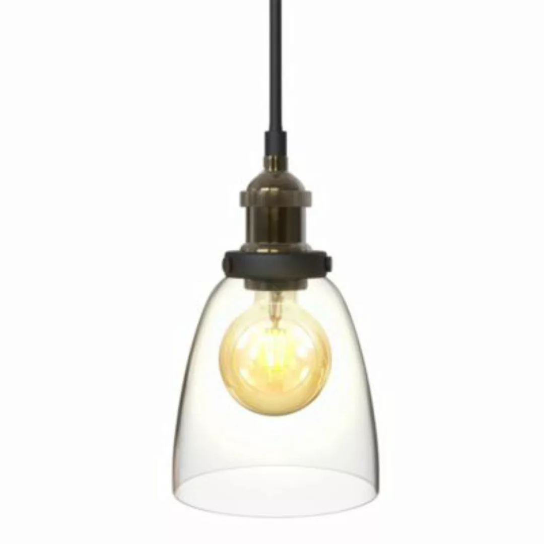 B.K.Licht Glas Deckenleuchte Retro Decken-Lampe Vintage Pendel-Leuchte Loft günstig online kaufen