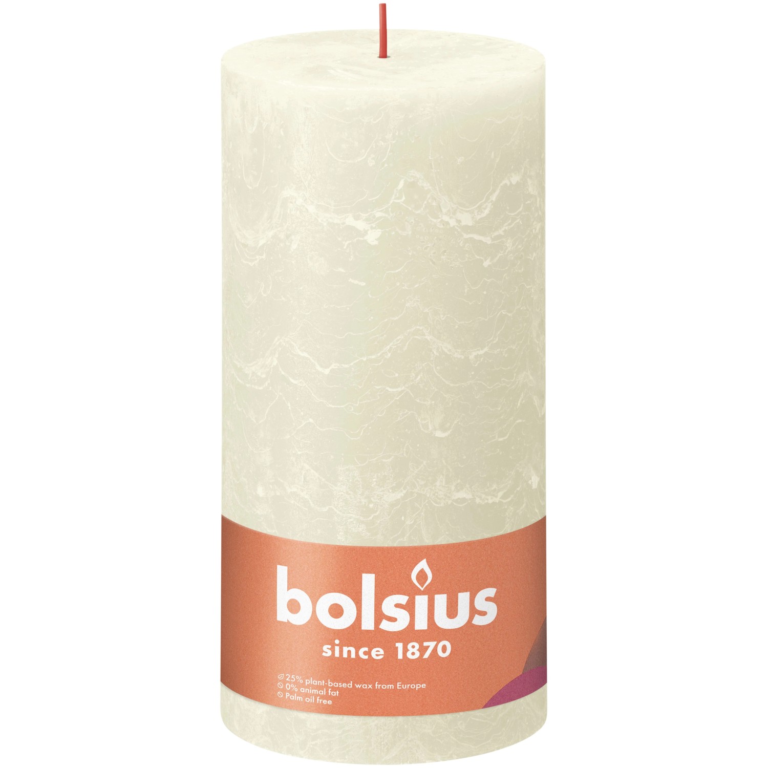 Bolsius Rustik-Kerze Shine 200/100 mm Weiche Perle günstig online kaufen