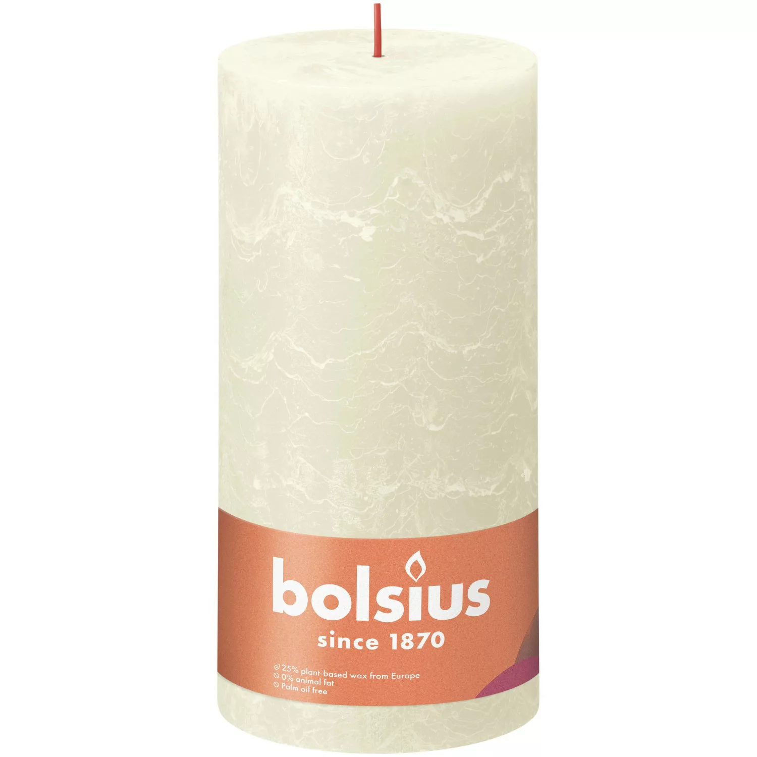 Bolsius Rustik-Kerze Shine 200/100 mm Weiche Perle günstig online kaufen