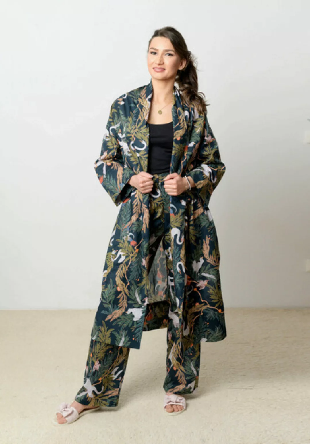 Bio-baumwolle Kimono Kami günstig online kaufen