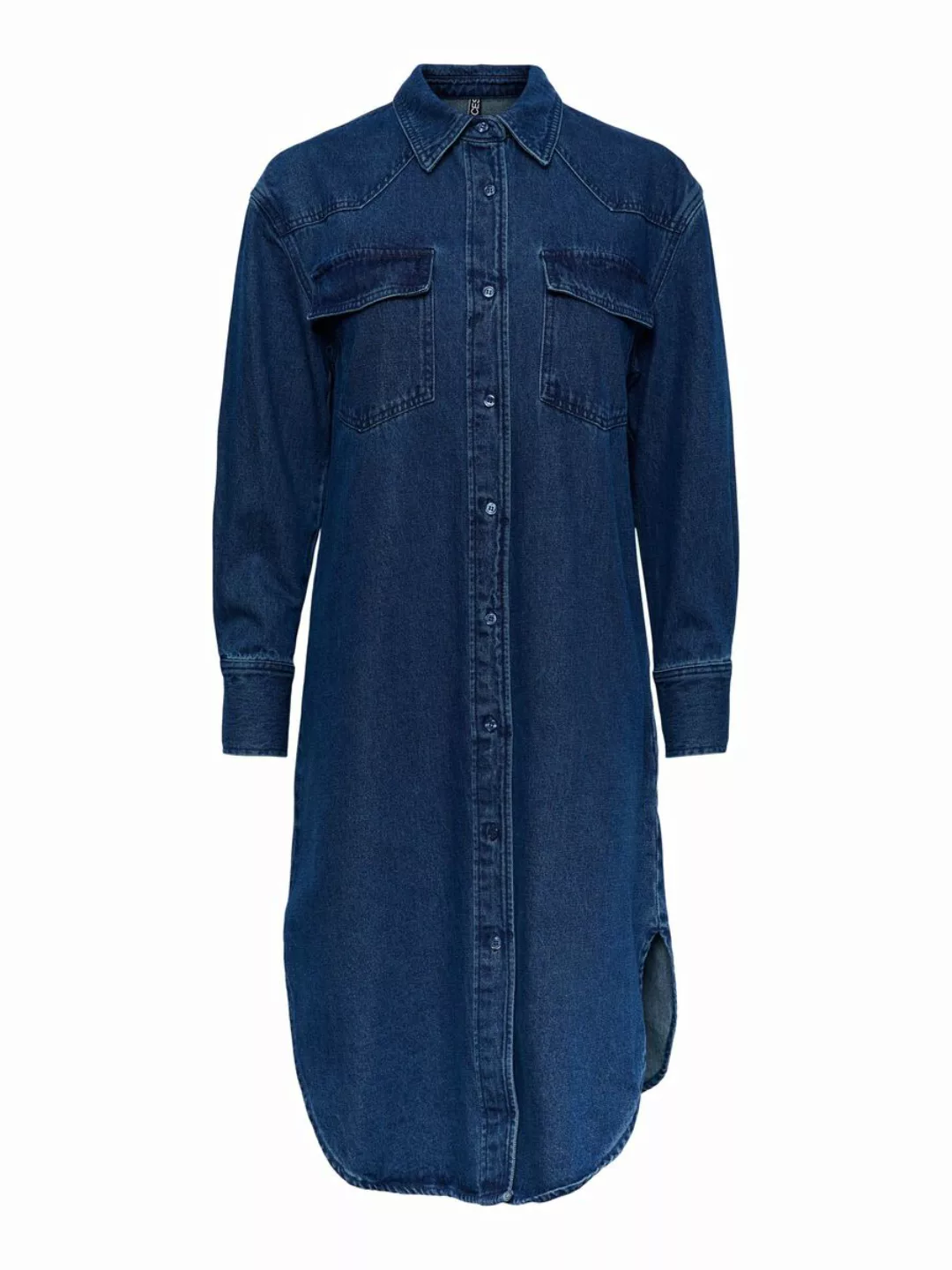 PIECES Pcnursel Blusenkleid Damen Blau günstig online kaufen