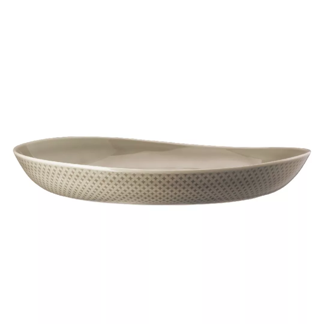 Rosenthal Junto Pearl Grey - Porzellan Teller tief 33 cm günstig online kaufen
