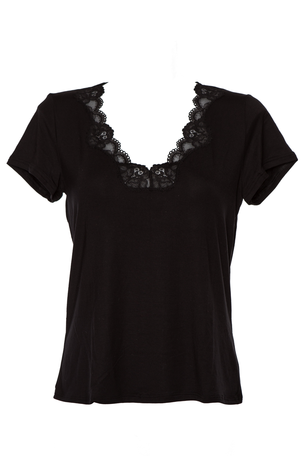 Antigel Shirt kurzarm Simply Perfect Loungewear 46 schwarz günstig online kaufen