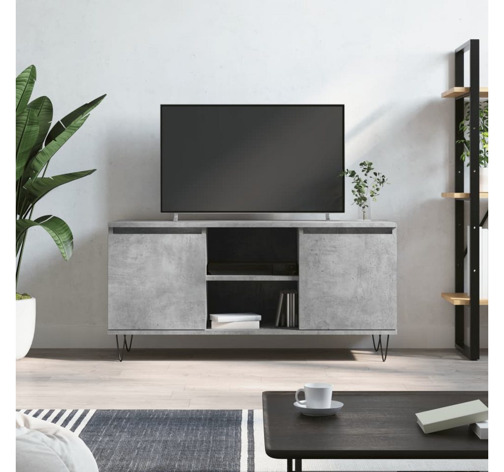 vidaXL TV-Schrank TV-Schrank Betongrau 104x35x50 cm Spanplatte günstig online kaufen