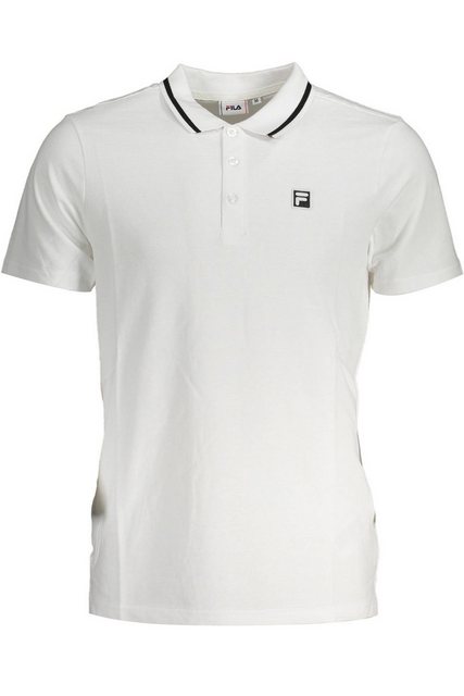 Fila Poloshirt Herren Kurzarm-Polo in Weiß mit Kontrastdetails günstig online kaufen