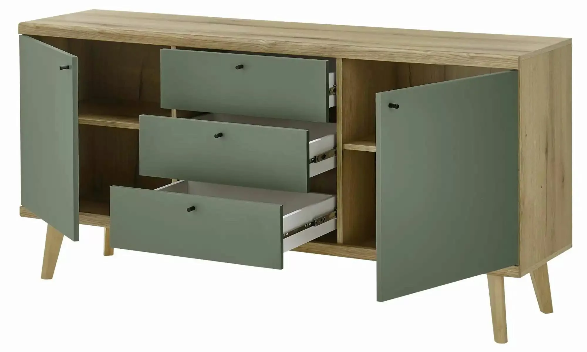 Sideboard ¦ holzfarben ¦ Maße (cm): B: 160 H: 83 Kommoden & Sideboards > Si günstig online kaufen