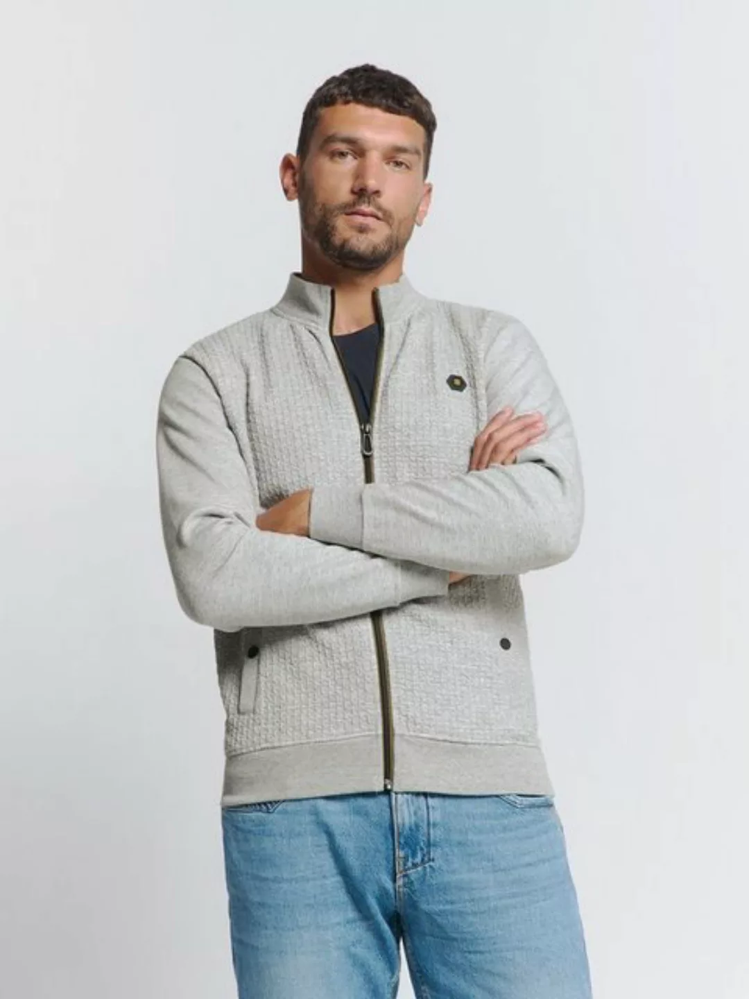 NO EXCESS Sweatjacke – Pullover mit Durchgehendem Reißverschluss günstig online kaufen