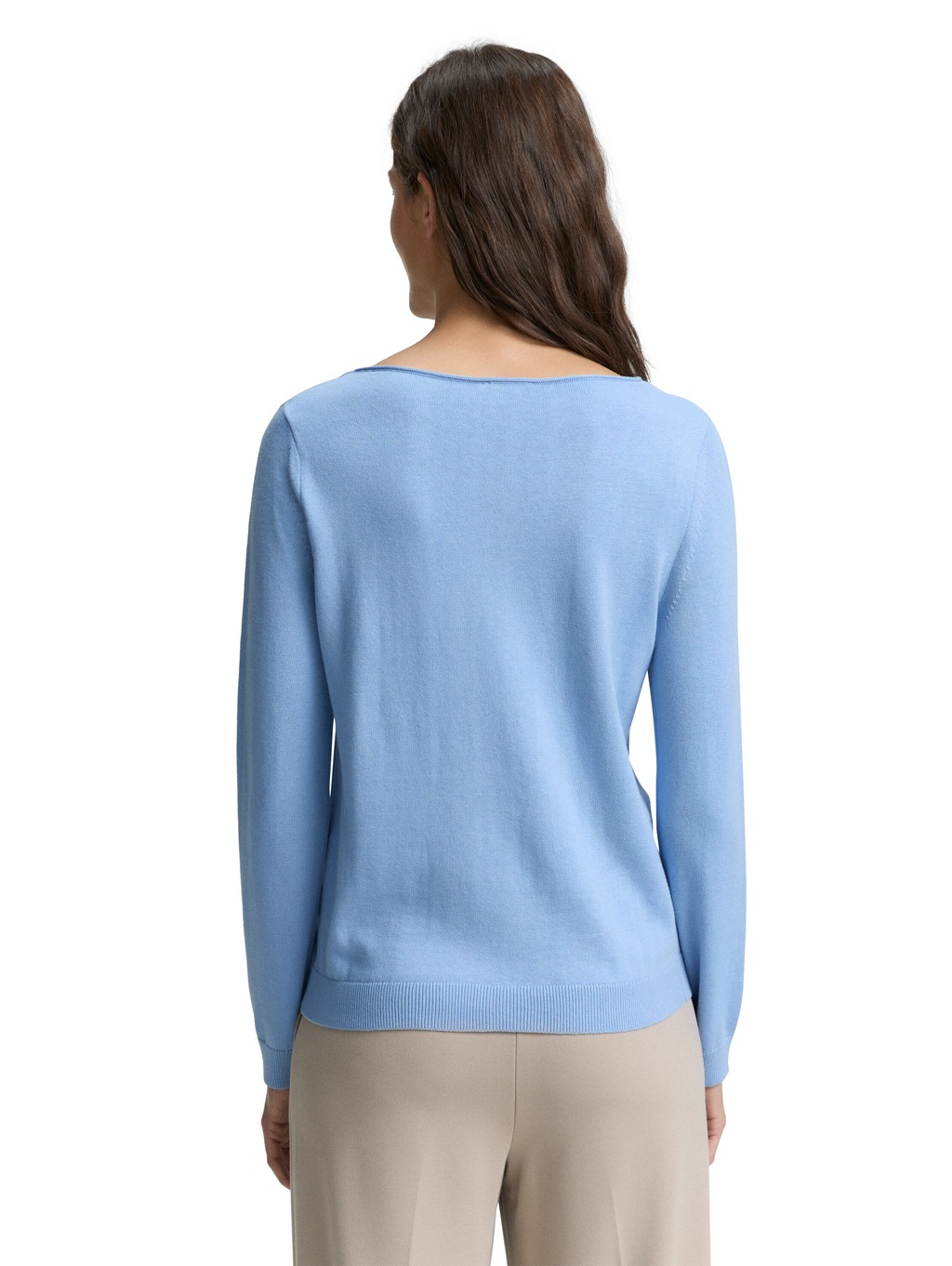 TOM TAILOR Strickpullover, mit U-Boot Ausschnitt günstig online kaufen