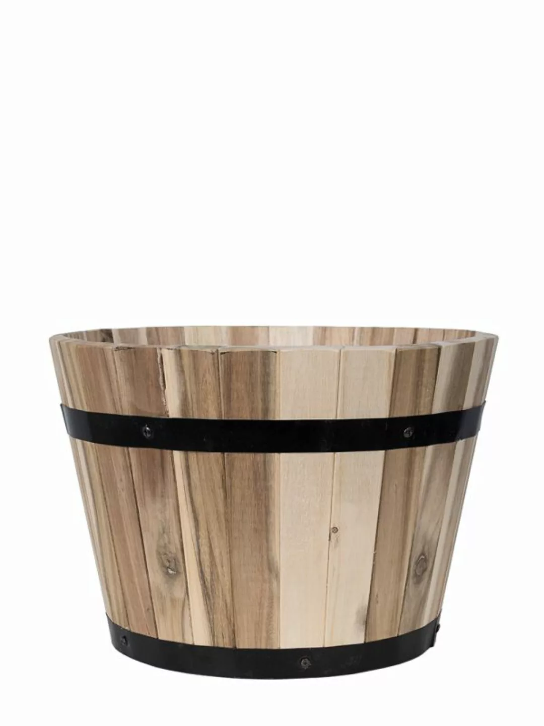 Pflanzwerk® Pflanzkübel Cup - Akazien Holz - Ø 46 cm x Höhe 32 cm günstig online kaufen