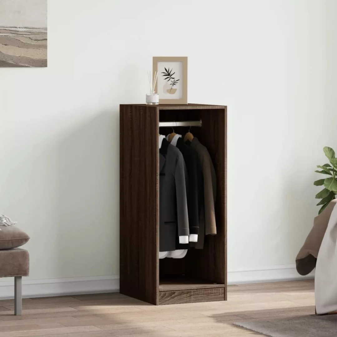 vidaXL Kleiderständer Kleiderschrank Braun Eichen-Optik 48x41x102 günstig online kaufen