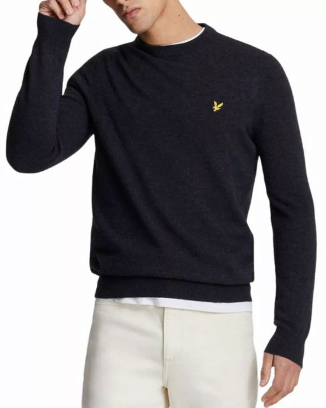 Lyle & Scott Strickpullover Herren Aus Lambswool, Weich & Angenehm günstig online kaufen