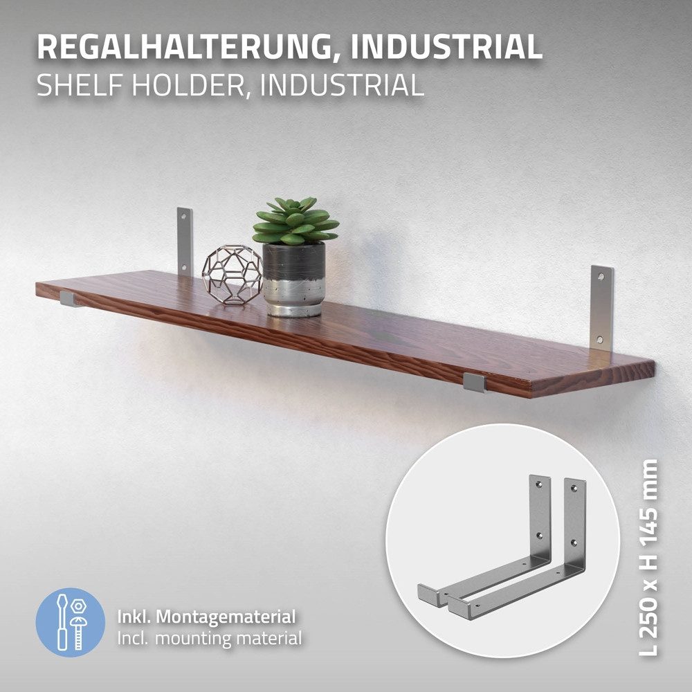 ML-DESIGN Wandregalhalter Regalhalterung L-Form aus Metall, günstig online kaufen