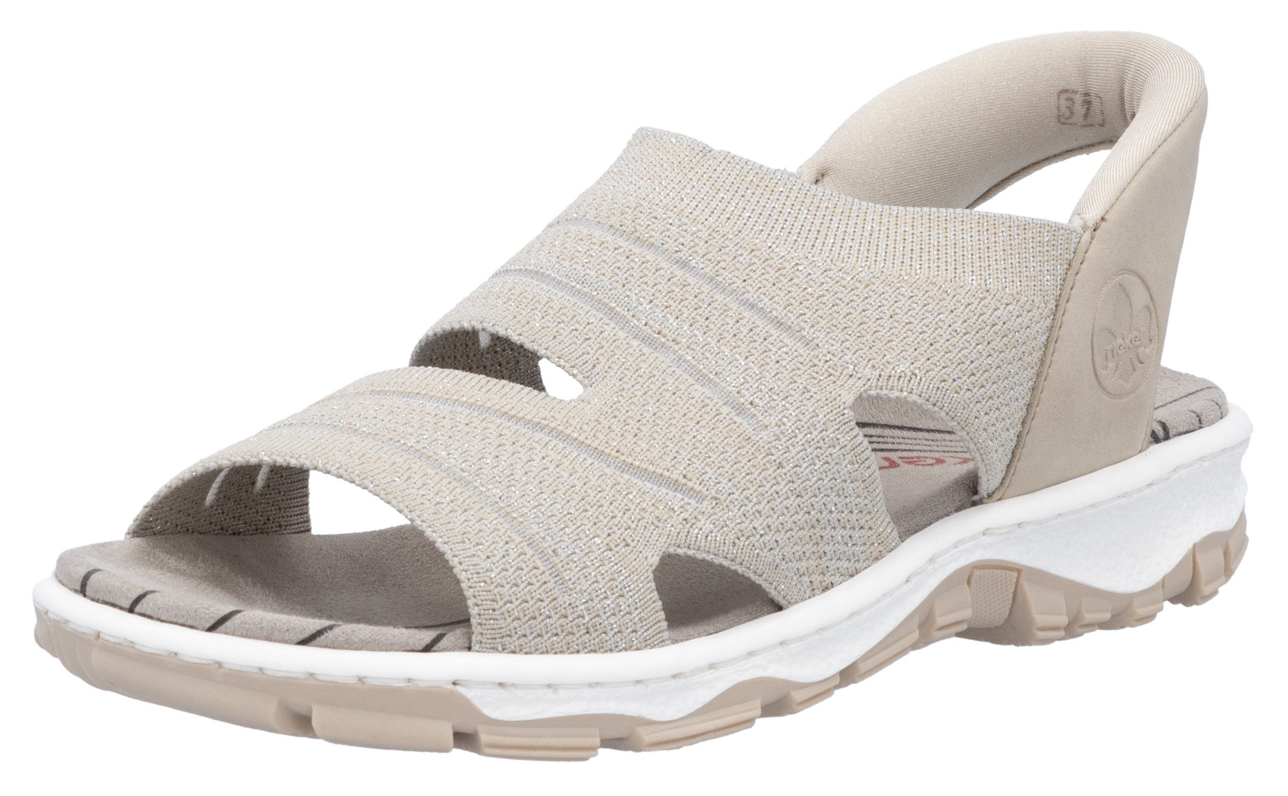 Rieker Sandale, Trekkingsandale, Outdoorsandale, Sommerschuh mit Elastik-Ei günstig online kaufen