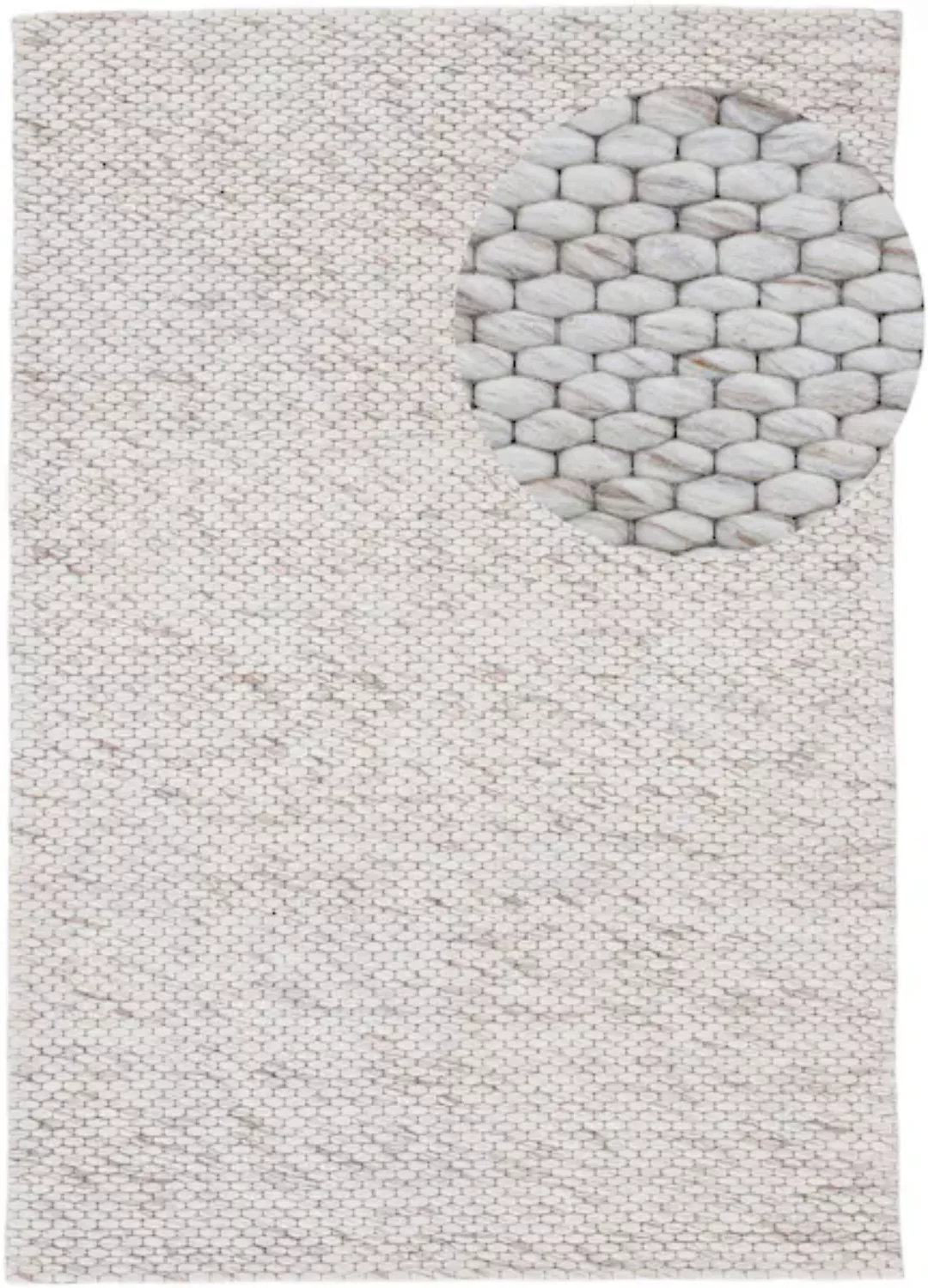 carpetfine Wollteppich »Sina«, rechteckig, Handweb Teppich, reine Wolle, me günstig online kaufen