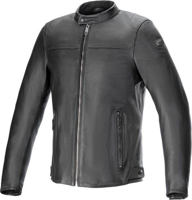 Alpinestars Motorradjacke Blacktrack Motorrad Lederjacke günstig online kaufen