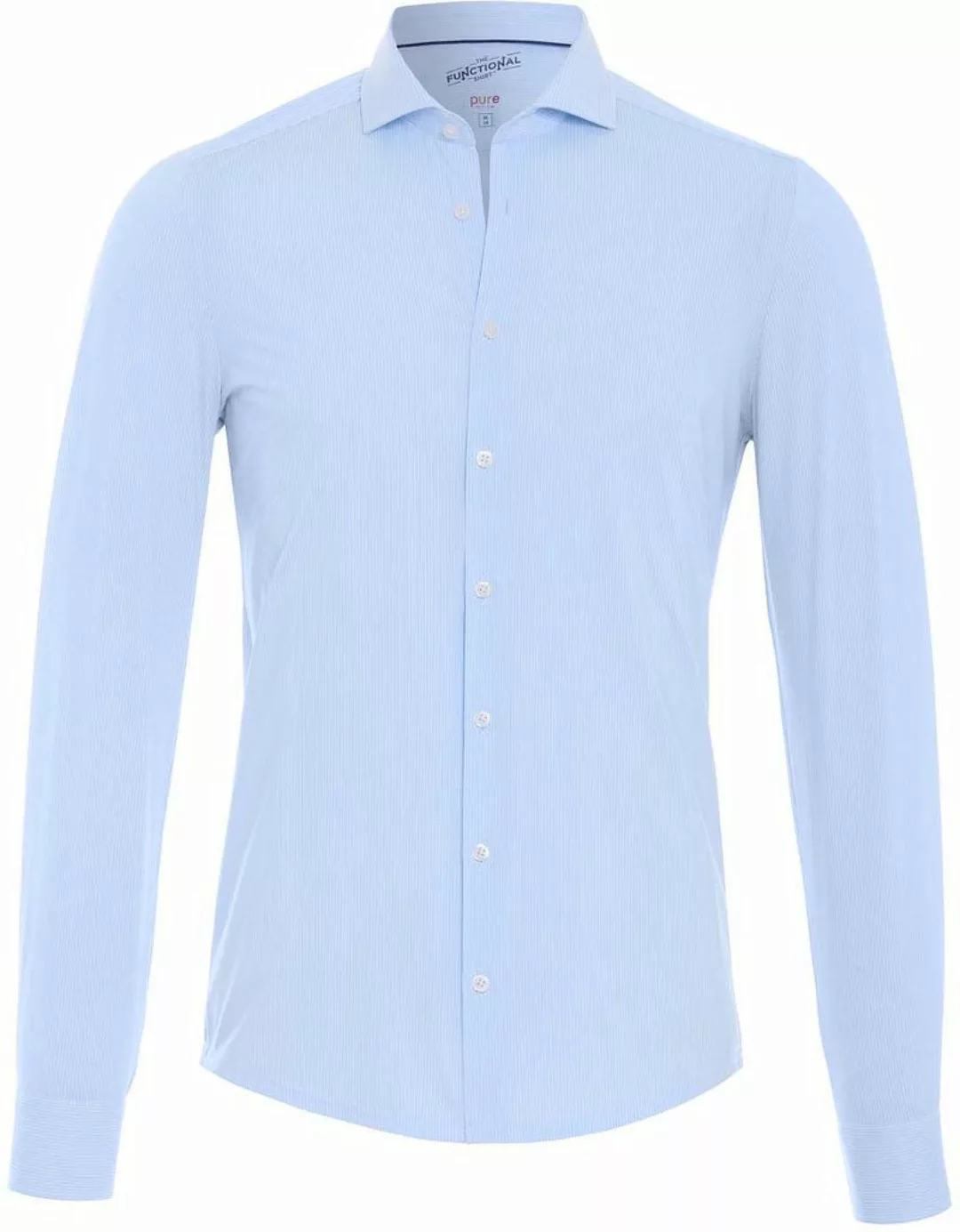 Pure H.Tico The Functional Shirt Streifen Blau - Größe 37 günstig online kaufen